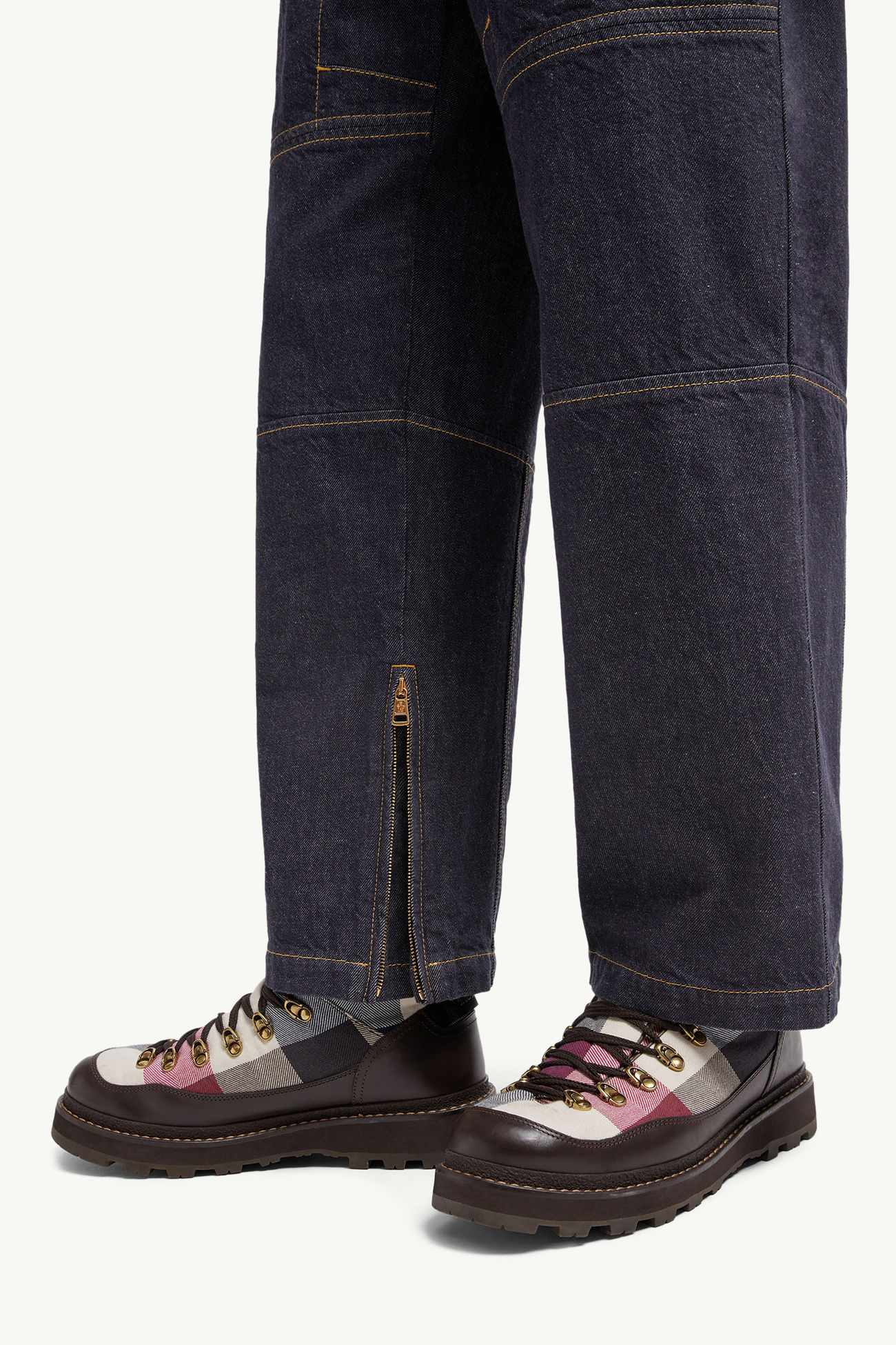 Moncler x Mercedes-Benz By NIGO牛仔褲 男士 牛仔藍色 Moncler 6