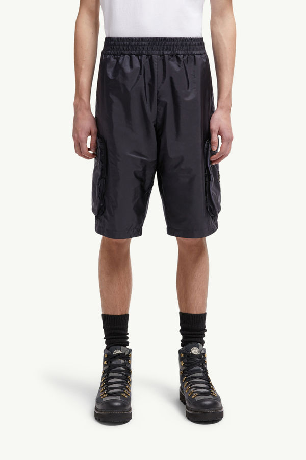 Moncler x Mercedes-Benz By NIGO Packable Bermuda Shorts Men Navy Blue Moncler 3