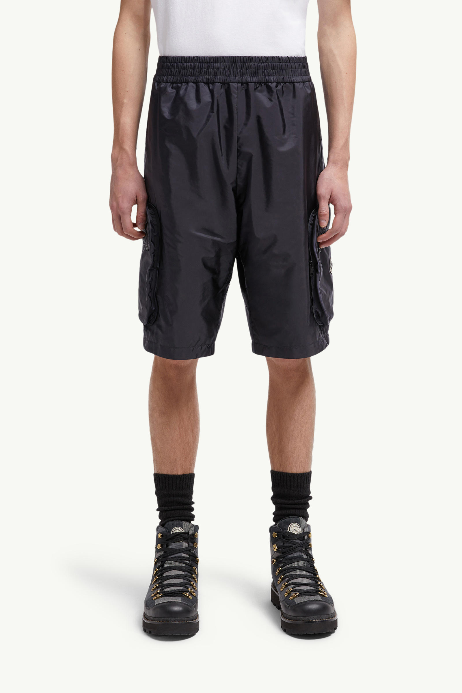 Moncler x Mercedes-Benz By NIGO Packable Bermuda Shorts Men Navy Blue Moncler 3