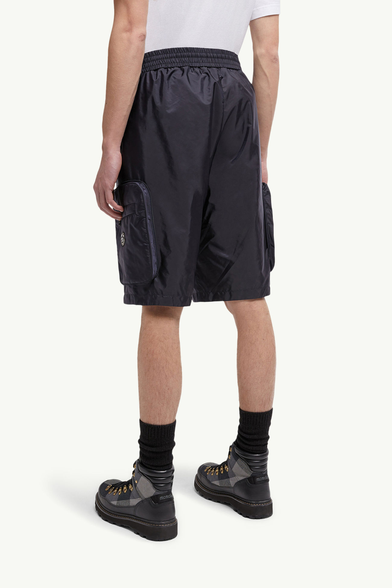 Moncler x Mercedes-Benz By NIGO verstaubare Bermudashorts Herren Navyblau Moncler 4