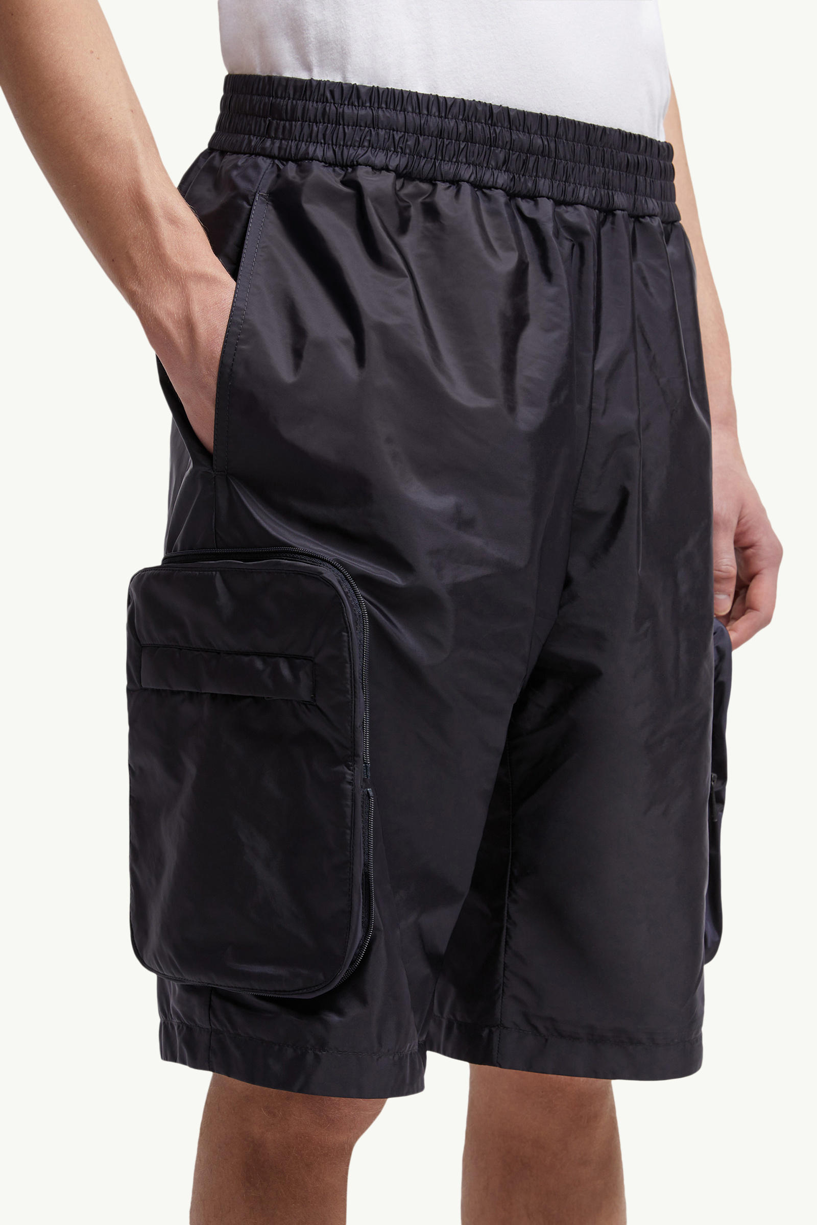 Moncler x Mercedes-Benz By NIGO Packable Bermuda Shorts Men Navy Blue Moncler 5