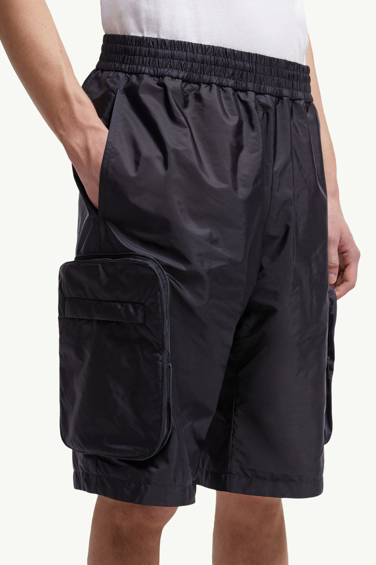 Moncler x Mercedes-Benz By NIGO verstaubare Bermudashorts Herren Navyblau Moncler 5