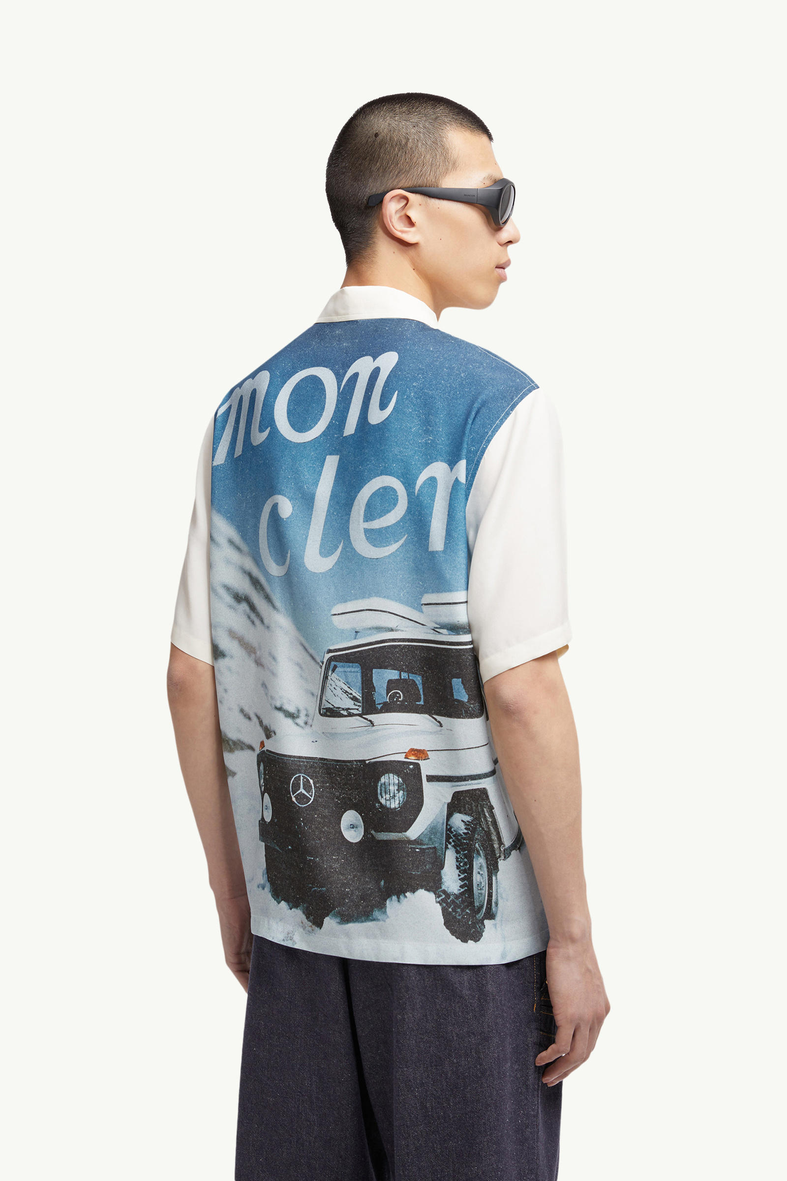 Moncler x Mercedes-Benz by NIGO Satin Shirt Men White Moncler 0
