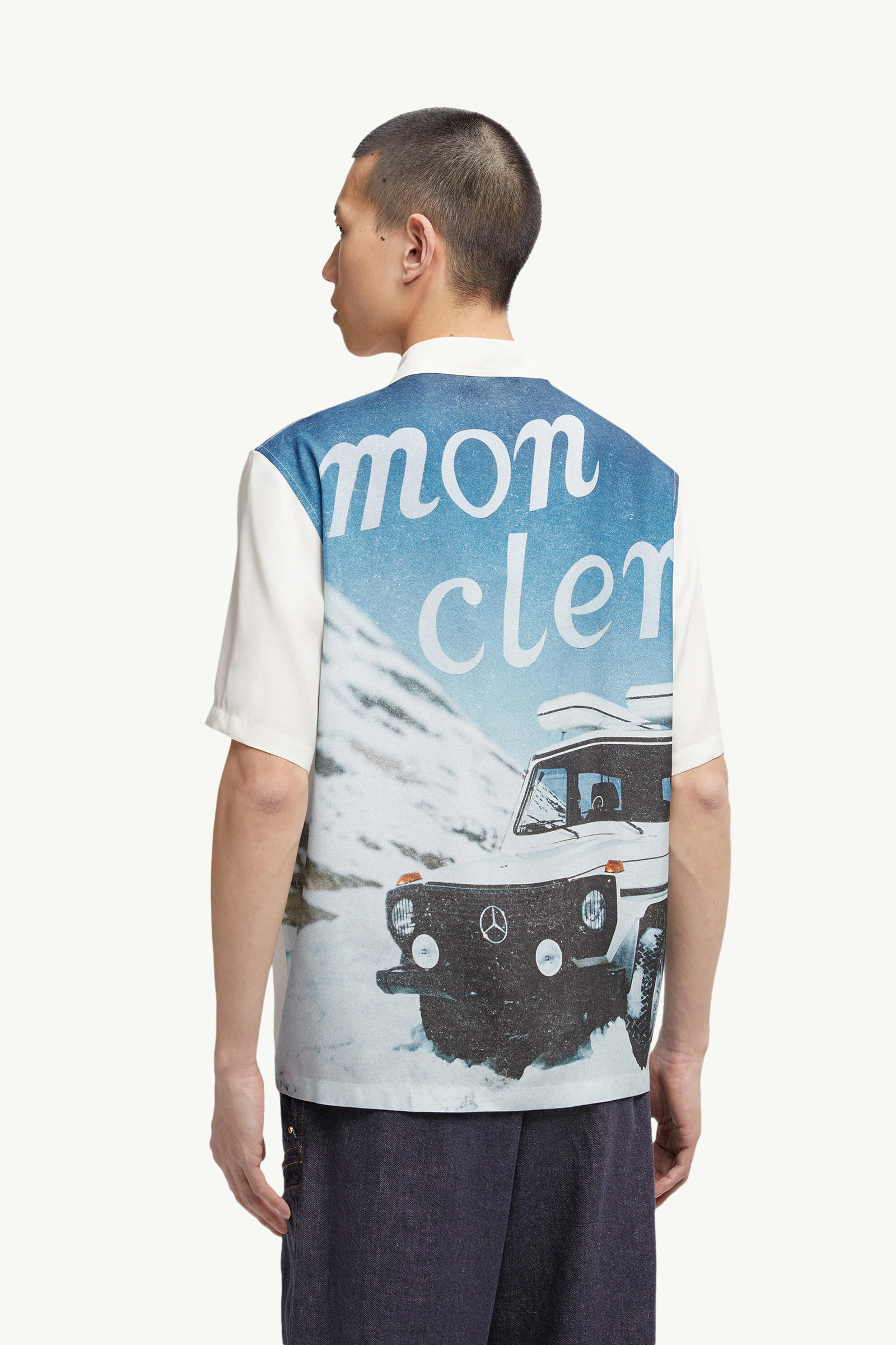 Moncler x Mercedes-Benz by NIGO Satin Shirt Men White Moncler 4