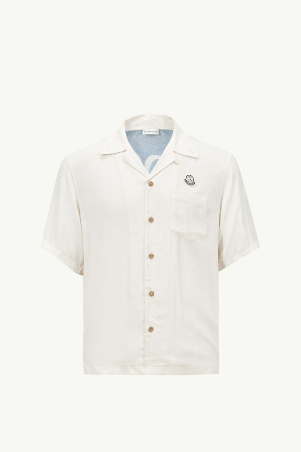 Camicia in satin Moncler x Mercedes-Benz by NIGO Uomo Bianco Moncler 2