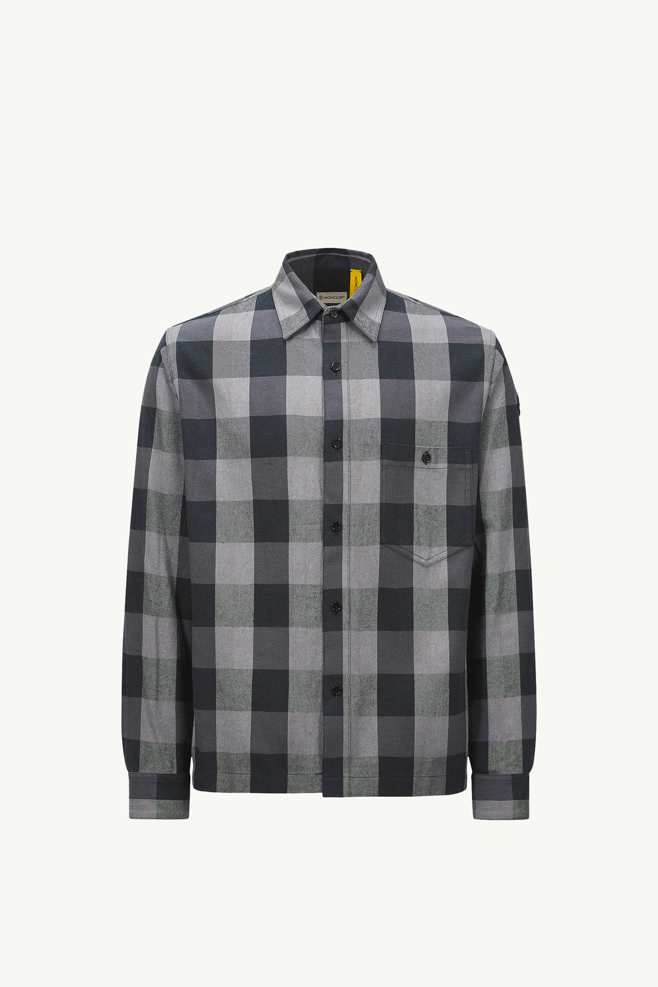 Moncler x Mercedes-Benz by NIGO Plaid Cotton Shirt Black & Gray Moncler 2
