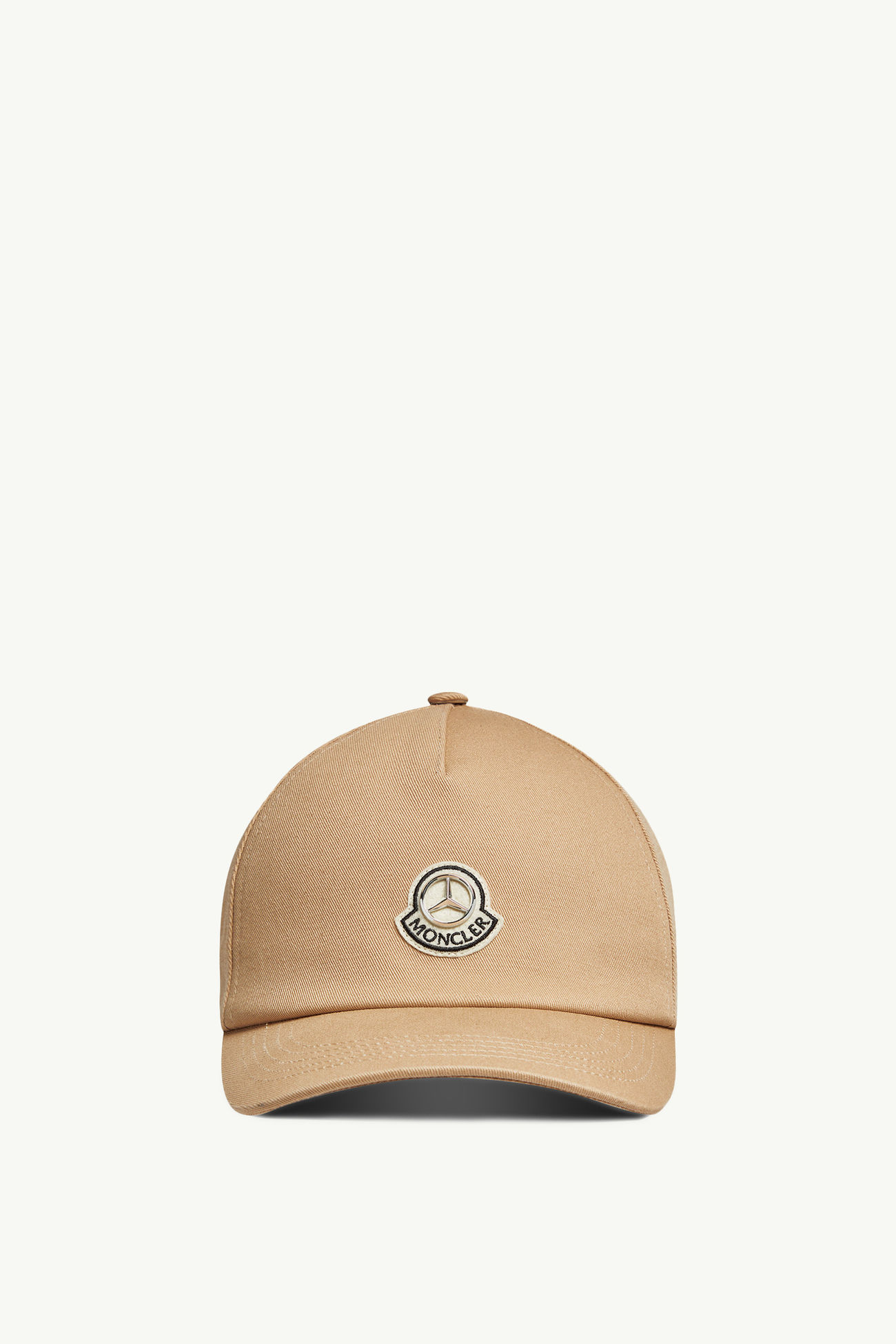 Moncler x Mercedes-Benz von NIGO Baseballmütze aus Gabardine Herren Beige Moncler 0