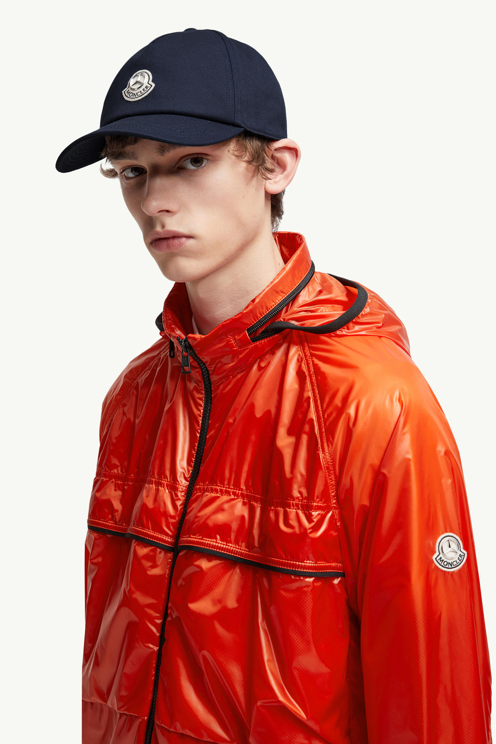 Moncler x Mercedes-Benz By NIGO Gabardine Baseball Cap Men Night Blue Moncler 1