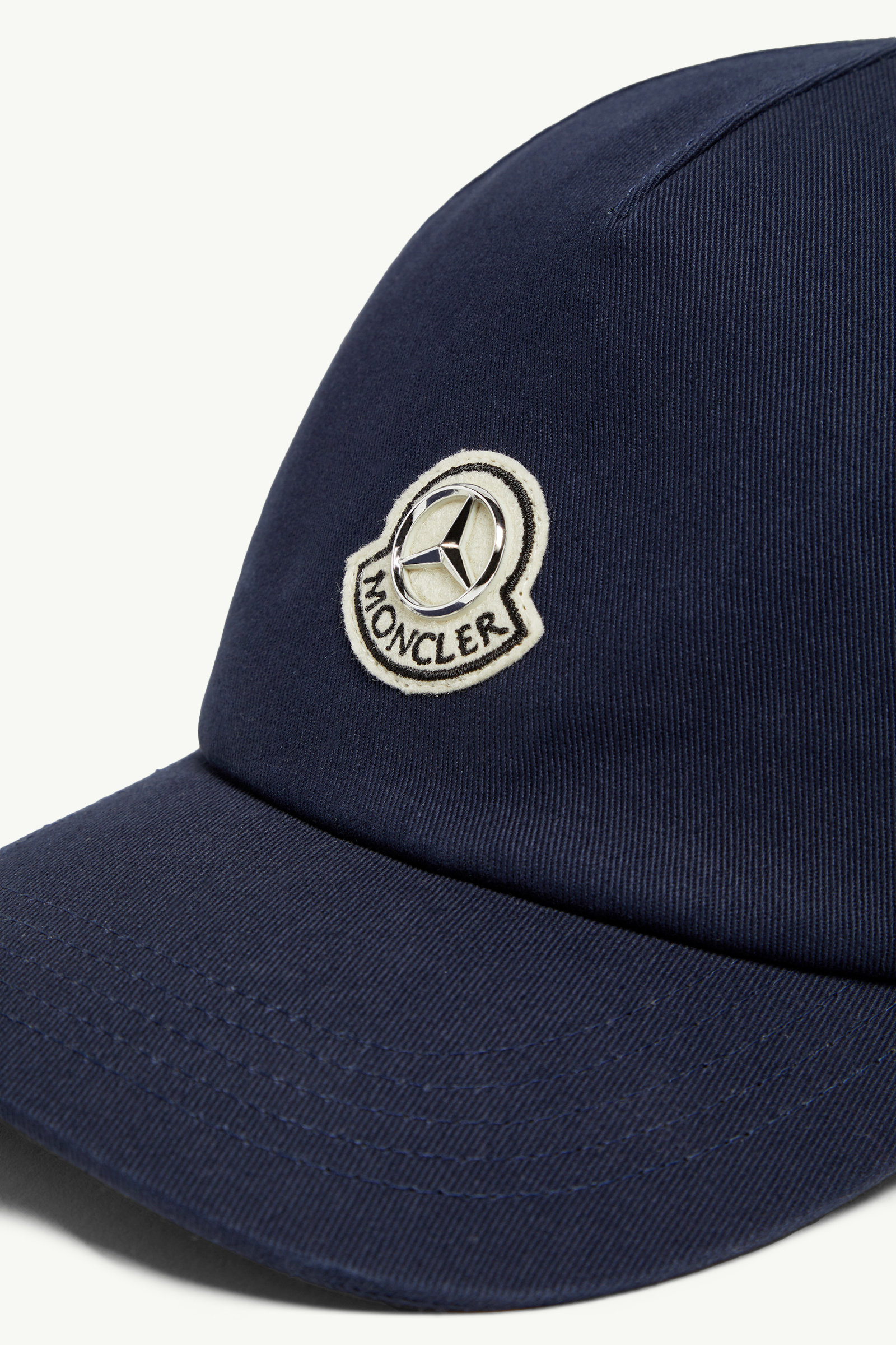 Moncler x Mercedes-Benz By NIGO Gabardine Baseball Cap Men Night Blue Moncler 4