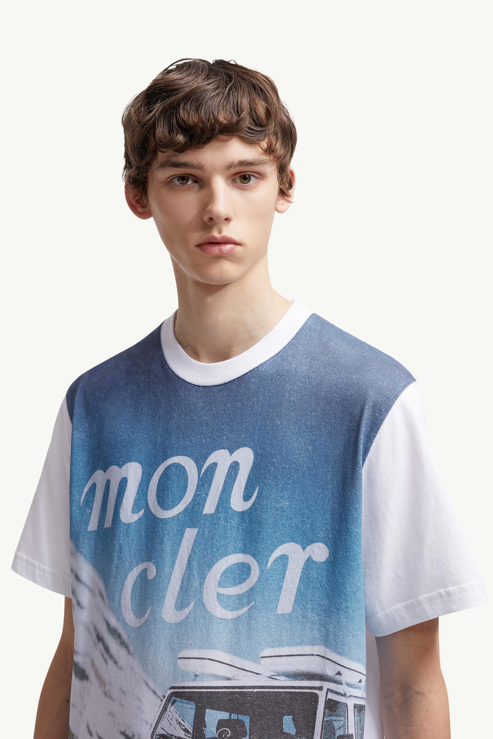 Moncler x Mercedes-Benz by NIGO Printed Cotton T-Shirt Men White Moncler 1