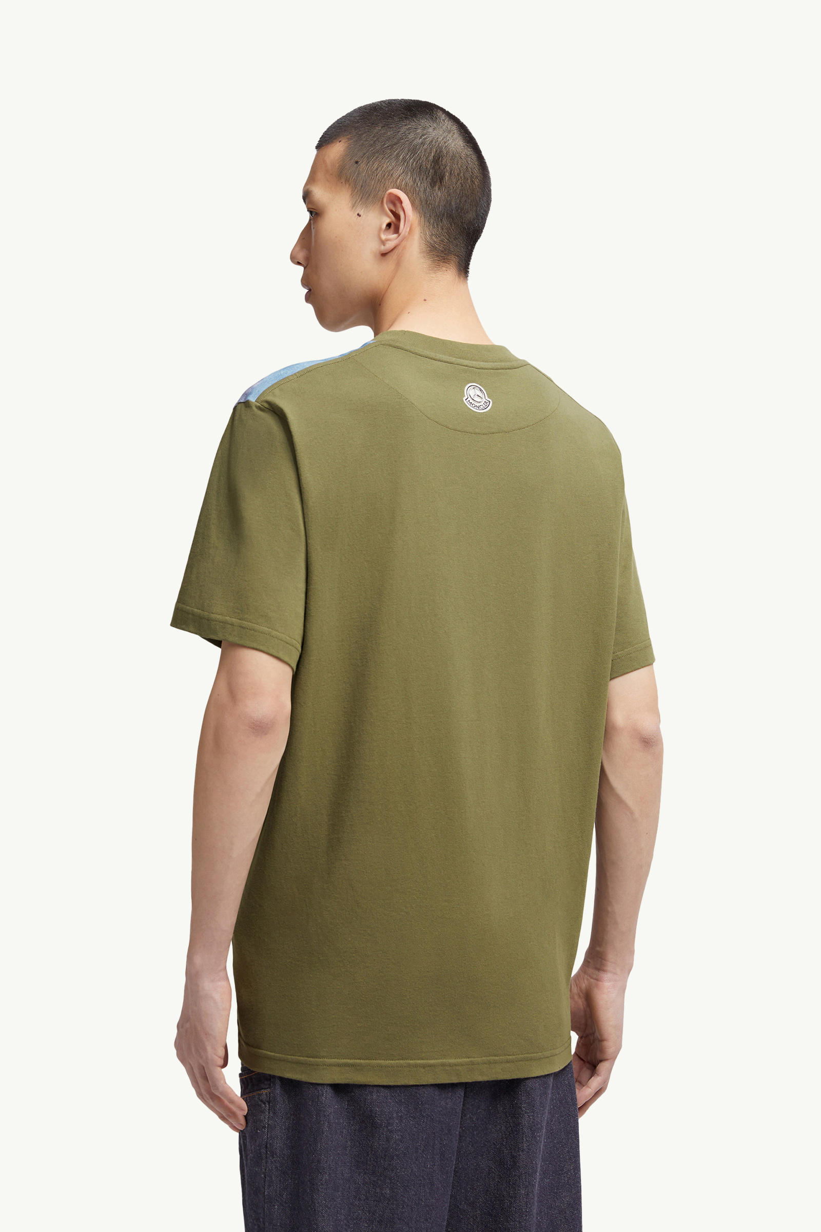 Moncler x Mercedes-Benz by NIGO Printed Cotton T-Shirt Men Olive Green Moncler 4