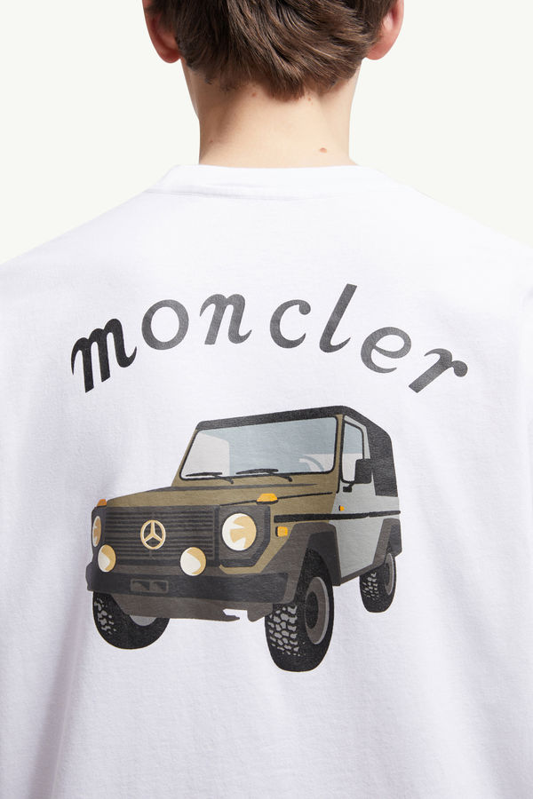 Moncler x Mercedes-Benz by NIGO T-Shirt aus Baumwolle Herren Weiß Moncler 5