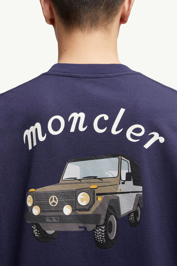 Moncler x Mercedes-Benz by NIGO T-Shirt aus Baumwolle Herren Navyblau Moncler 5