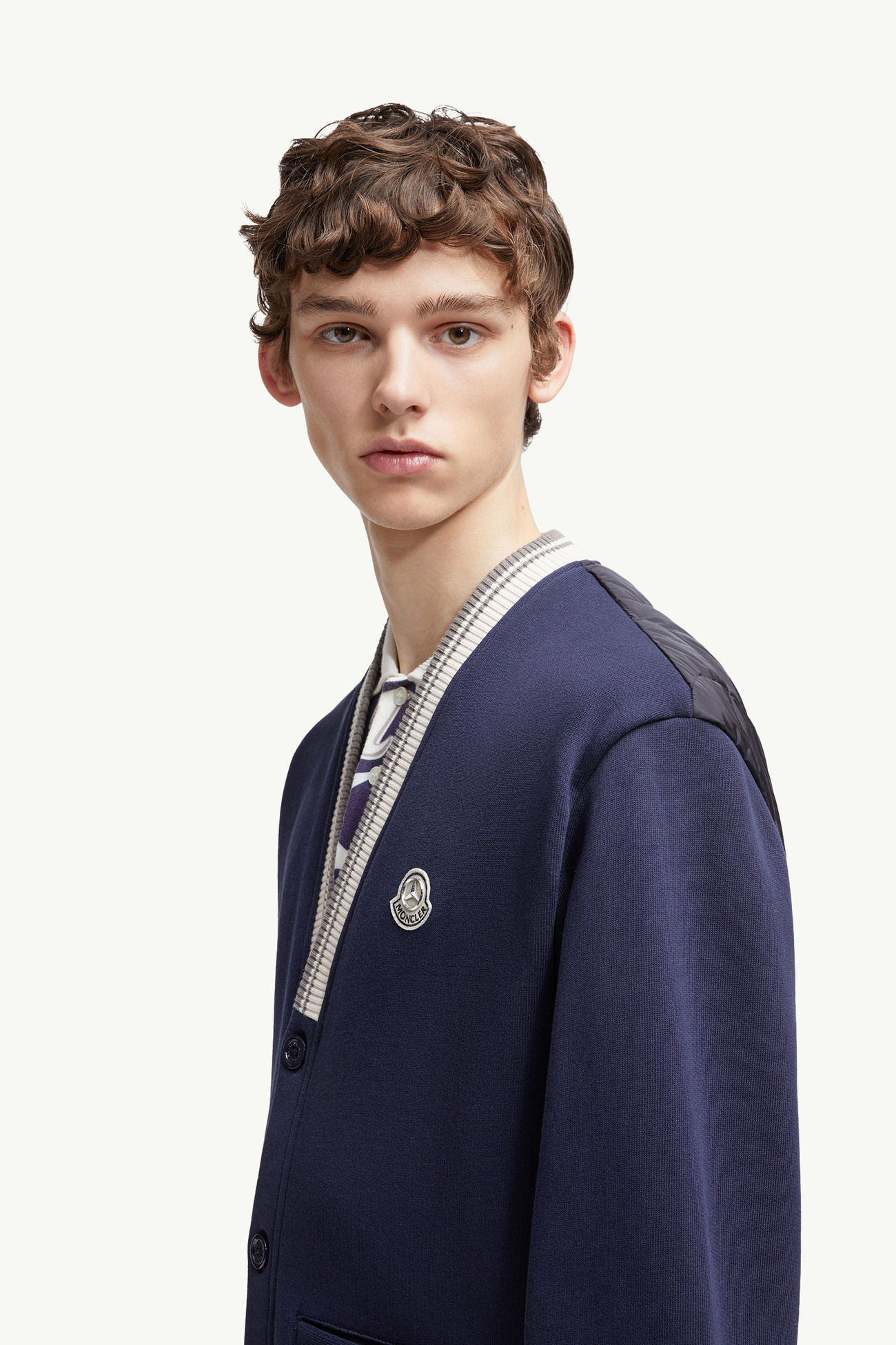 Moncler x Mercedes-Benz by NIGO棉質夾層衛衣 男士 海軍藍色 Moncler 1