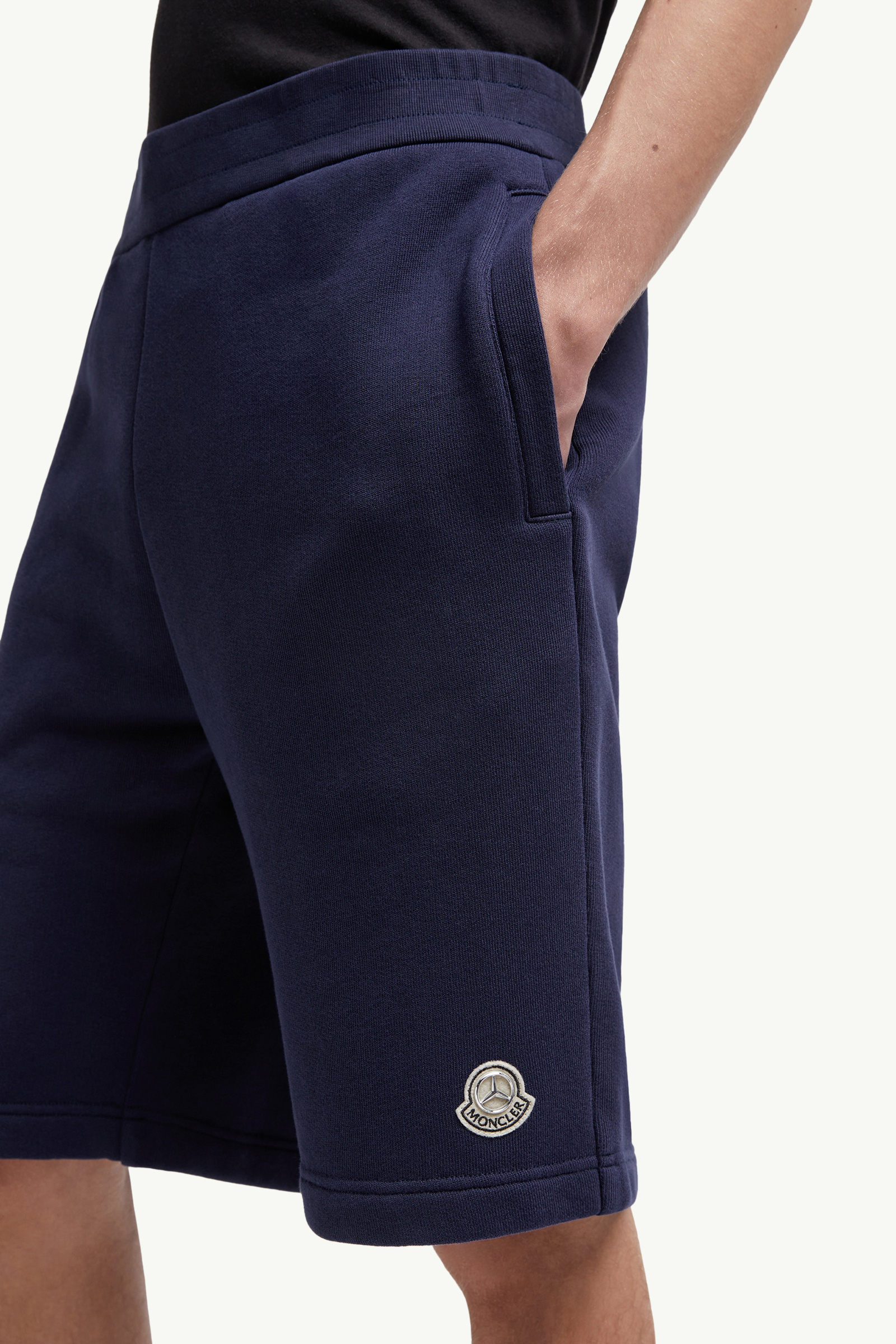 Moncler x Mercedes-Benz by NIGO Cotton Shorts Men Navy Blue Moncler 1