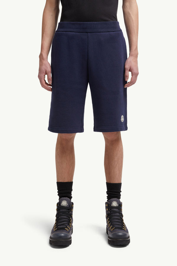 Moncler x Mercedes-Benz by NIGO Cotton Shorts Men Navy Blue Moncler 3