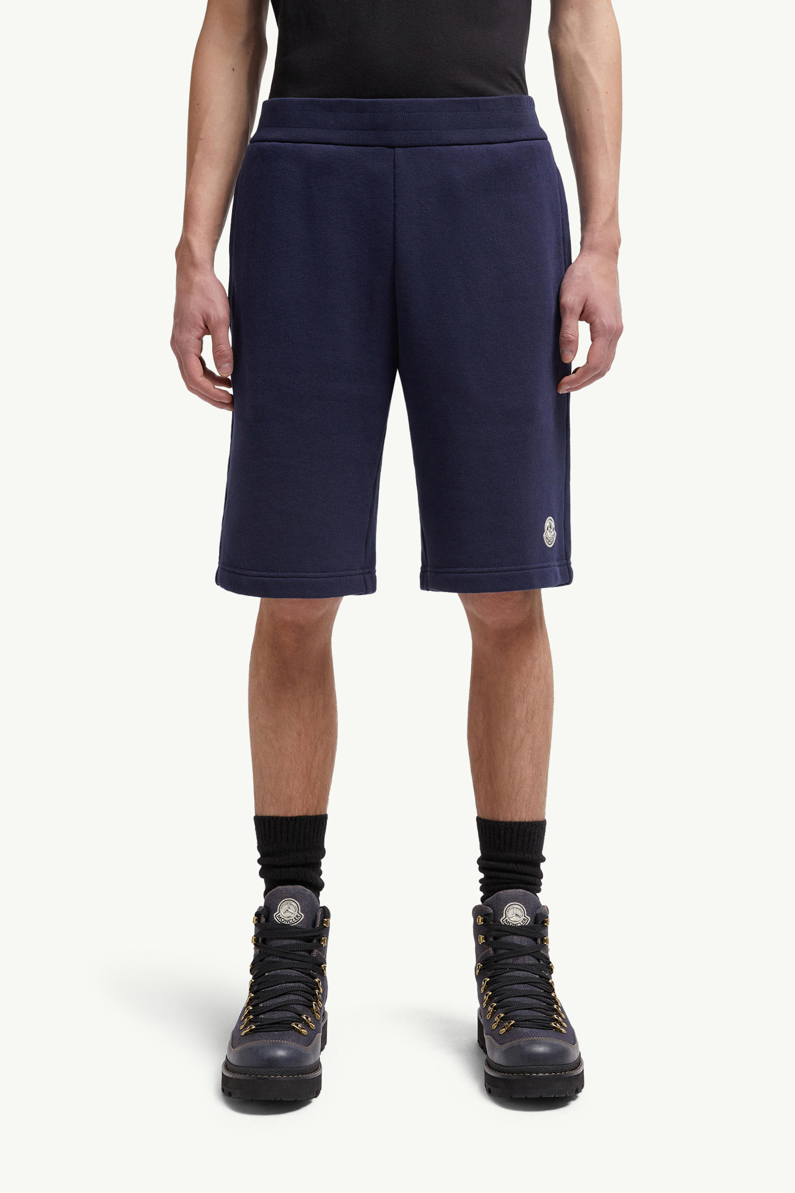 Moncler x Mercedes-Benz by NIGO Cotton Shorts Men Navy Blue Moncler 3