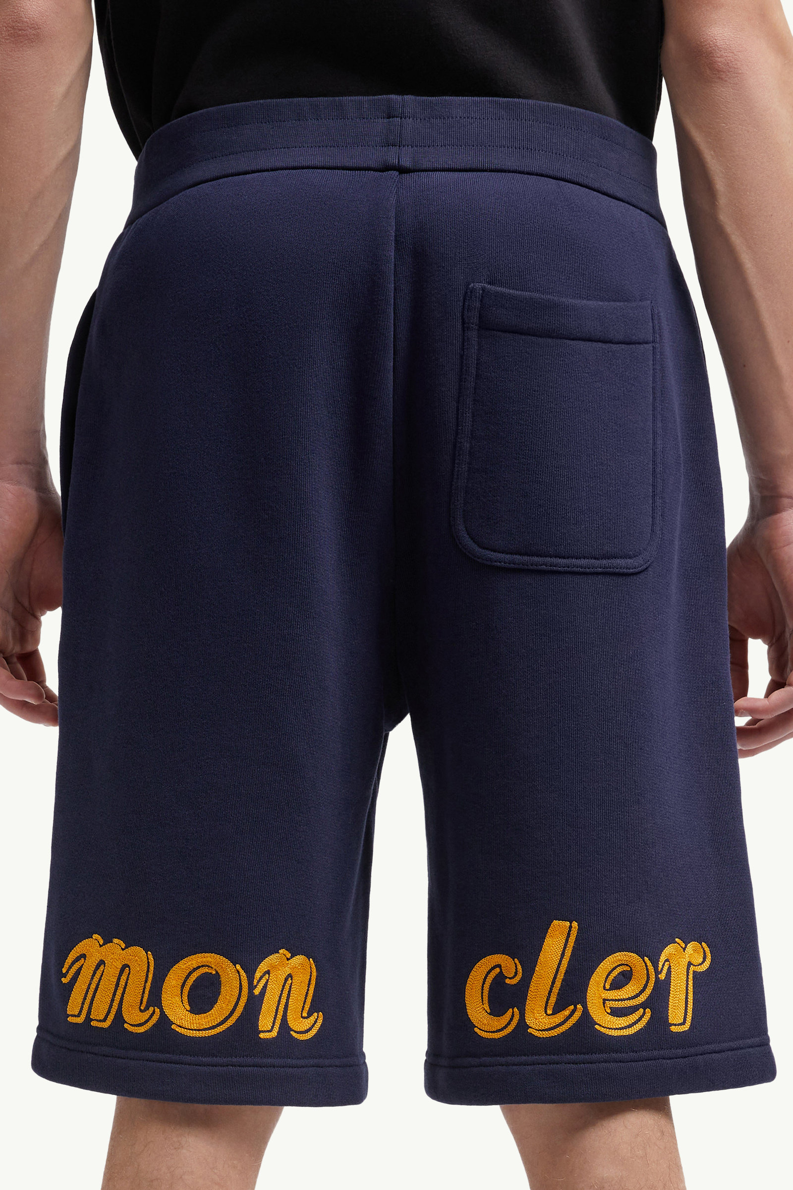 Moncler x Mercedes-Benz by NIGO Cotton Shorts Men Navy Blue Moncler 5