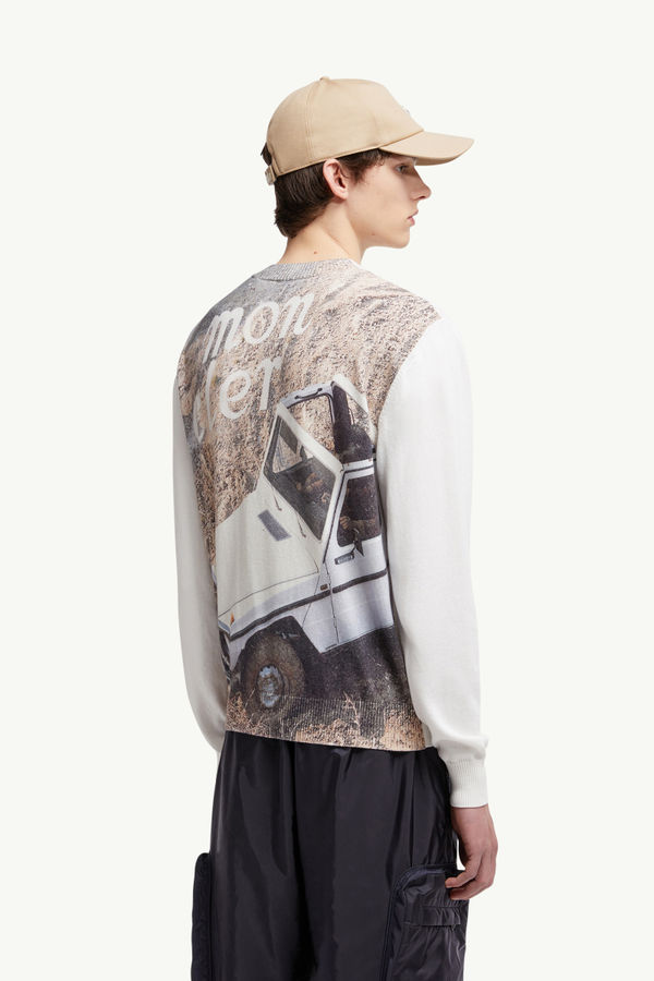 Moncler x Mercedes-Benz by NIGO Cotton Jumper Men White Moncler 0