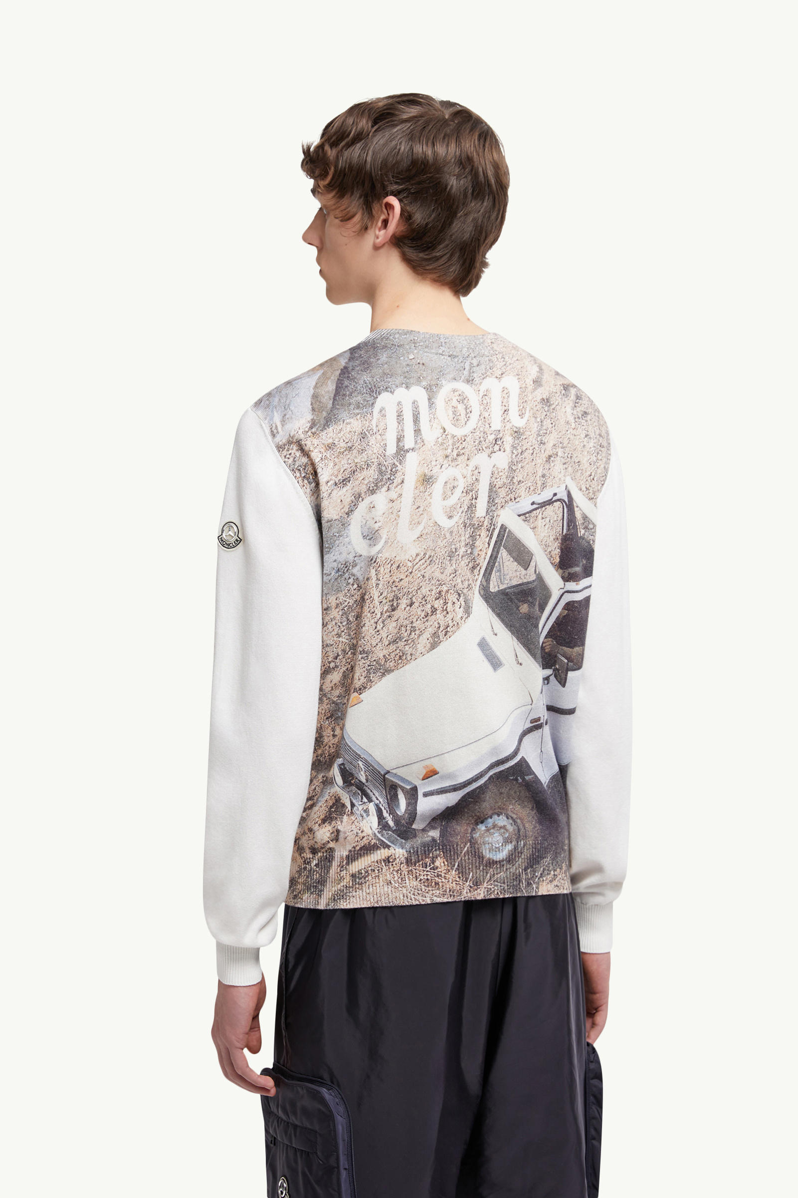 Moncler x Mercedes-Benz by NIGO Cotton Jumper Men White Moncler 4