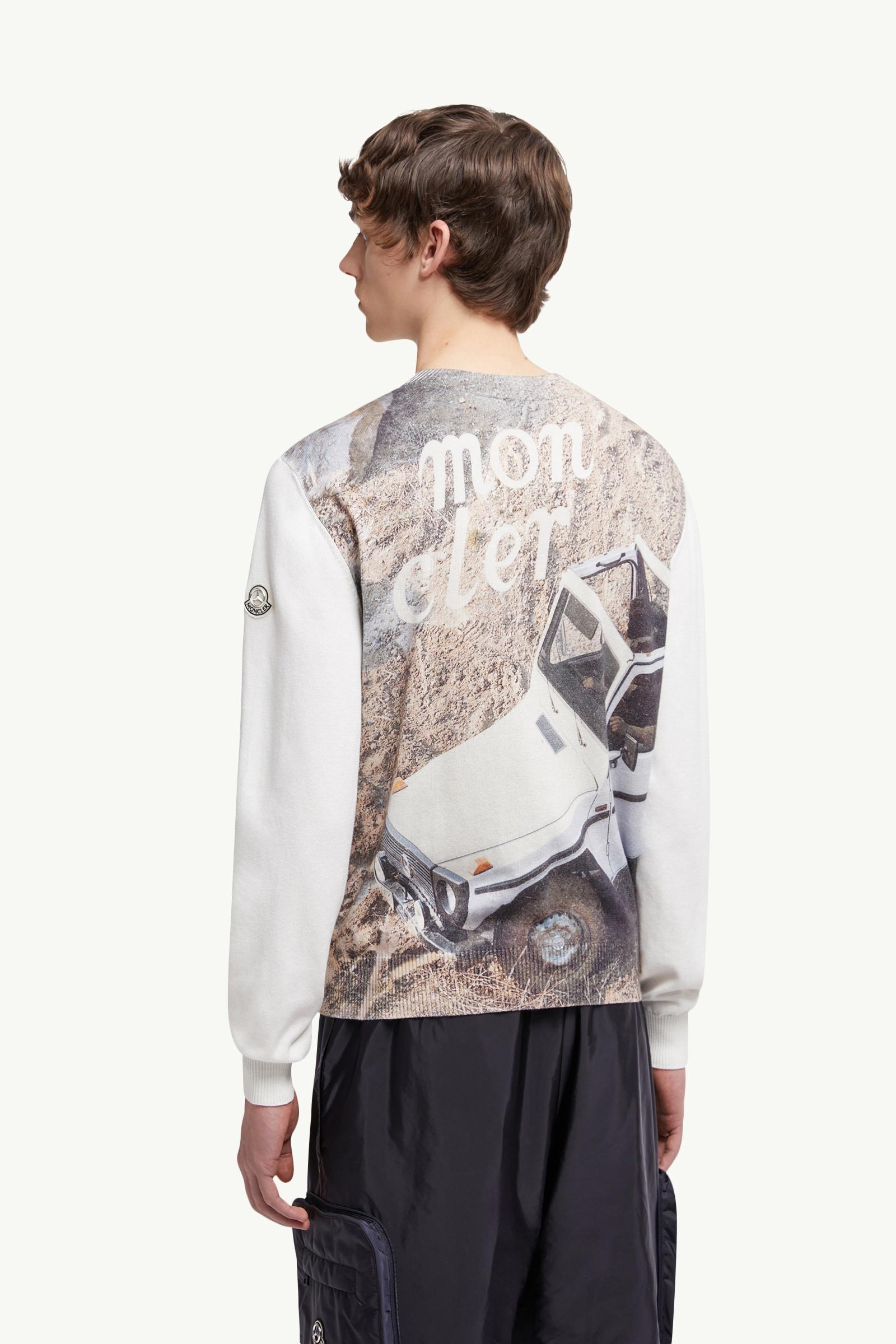 【送料&関税込】Moncler X Mercedes-benz By Nigo Logo Sweater White Moncler x Mercedes-Benz by NIGO Cotton Sweater