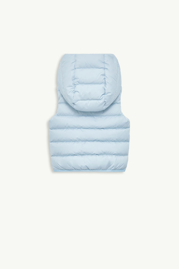 Doudoune sans manches à capuche Nerville Garçon Bleu clair Moncler 2