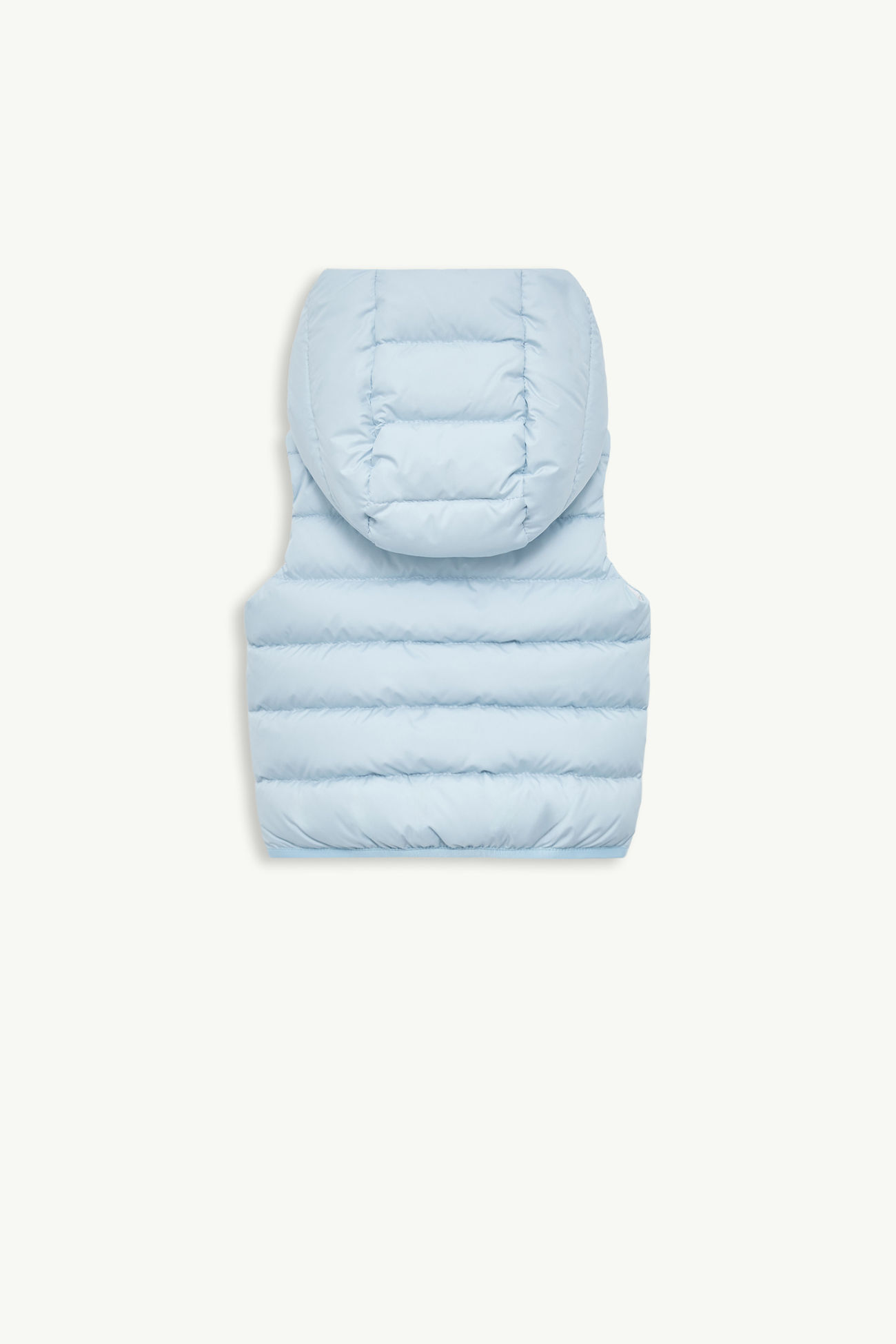 Nerville Hooded Down Gilet Boy Light Blue Moncler 2