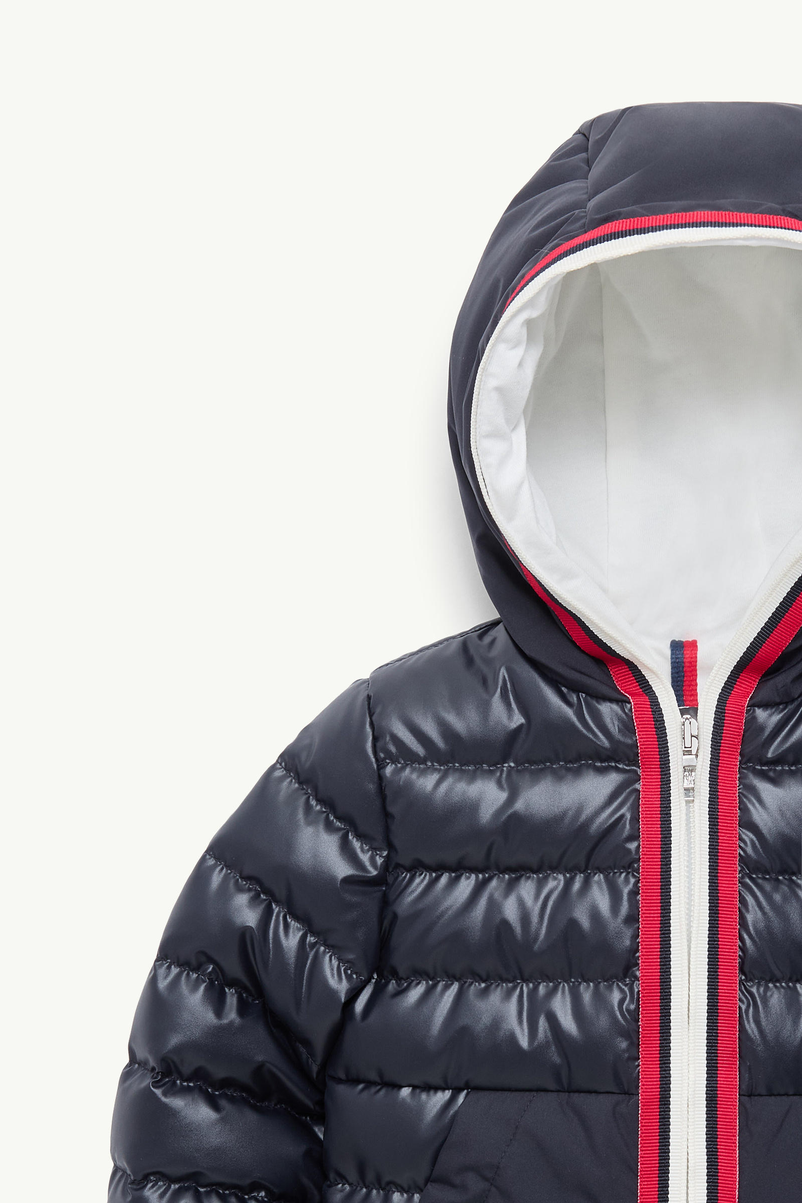 Klaas Hooded Down Jacket Boy Navy Blue Moncler 1