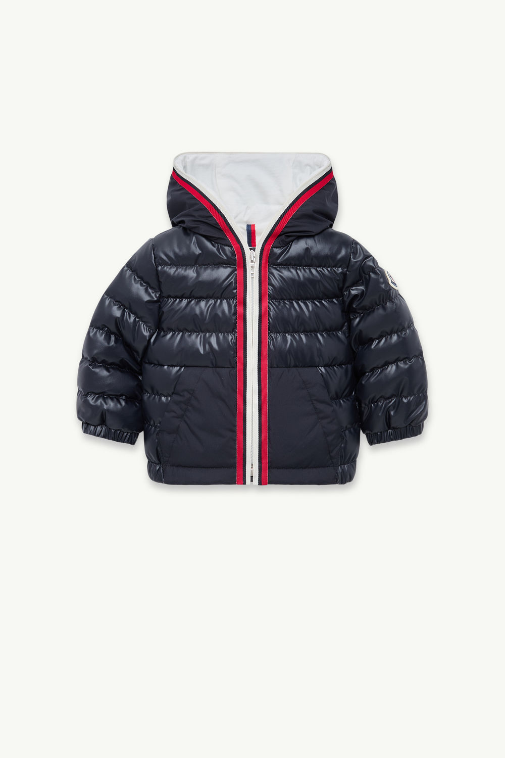 Klaas Hooded Down Jacket Boy Navy Blue Moncler 0