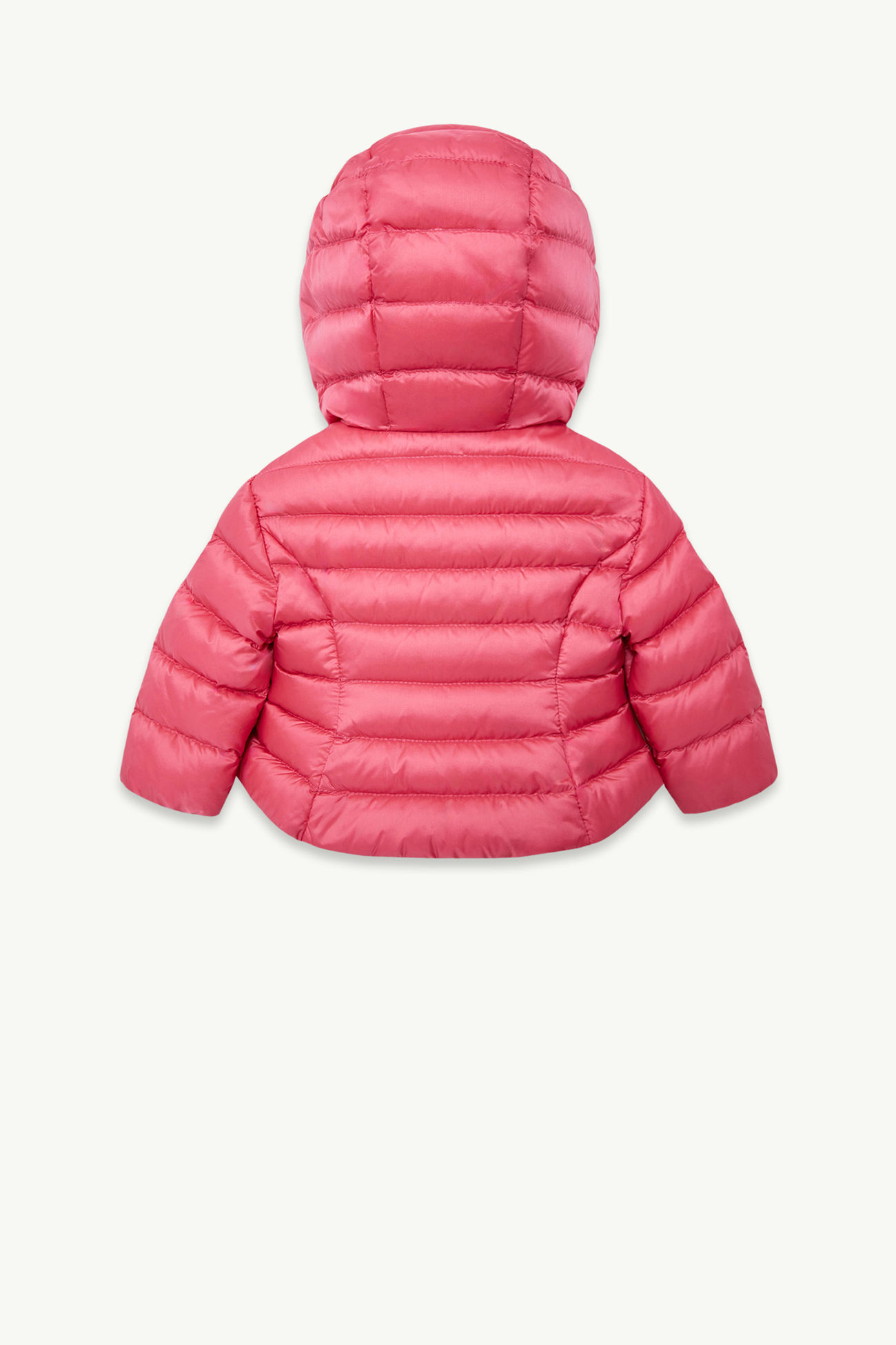 Piumino Ige con cappuccio Bambina Rosa Corallo Moncler 1