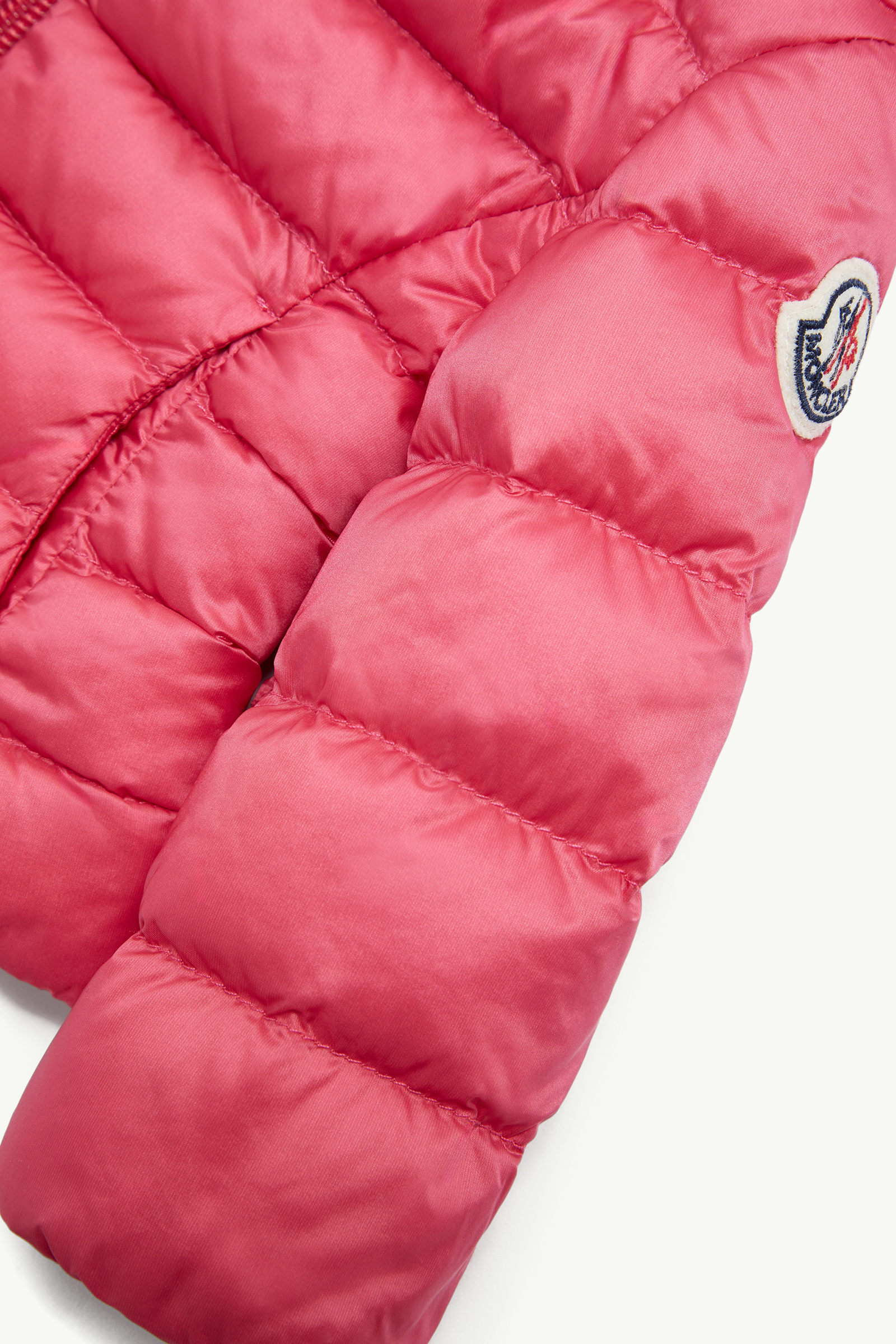 Ige Hooded Down Jacket Girl Coral Pink Moncler 2