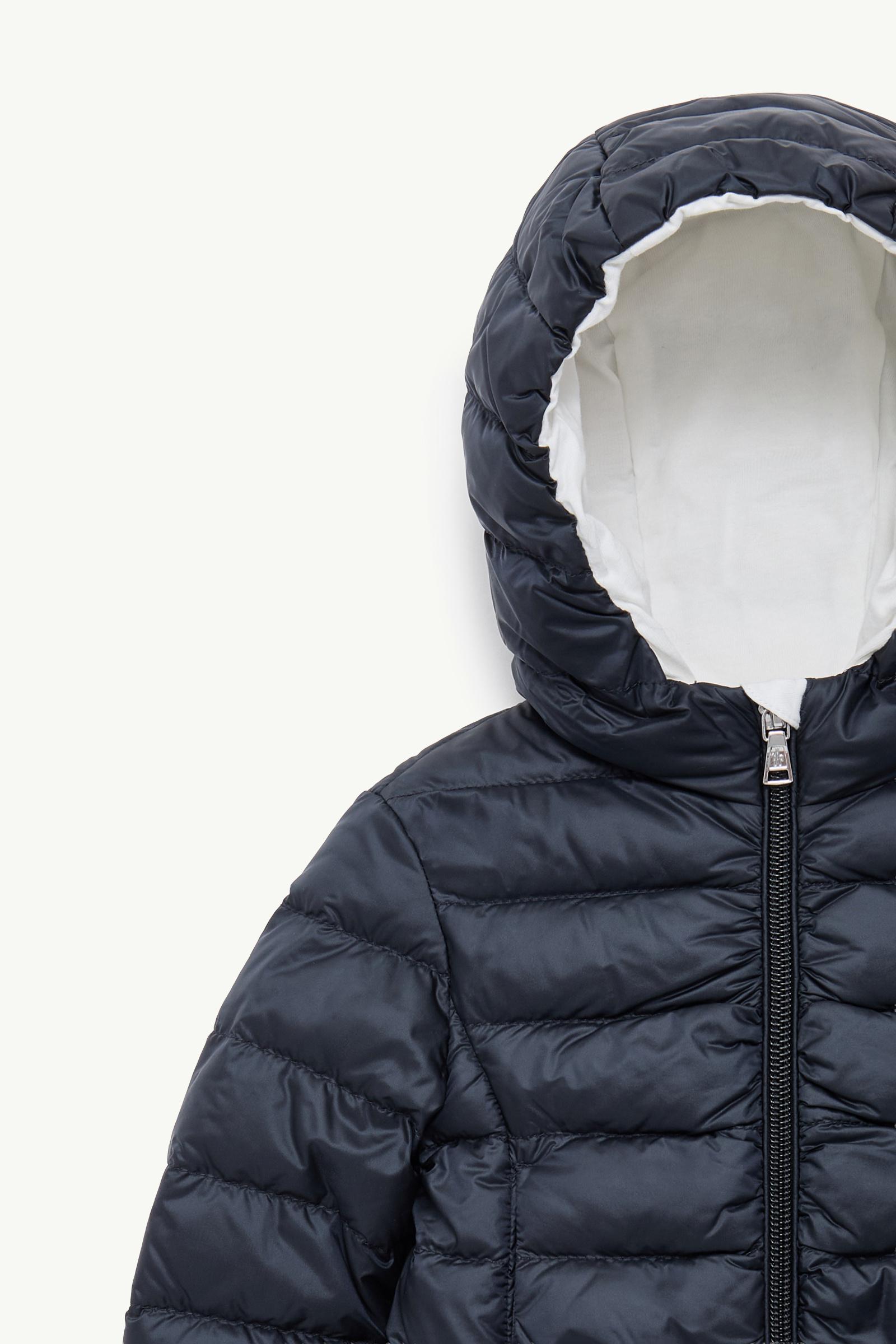 Ige Hooded Down Jacket Girl Navy Blue Moncler 1