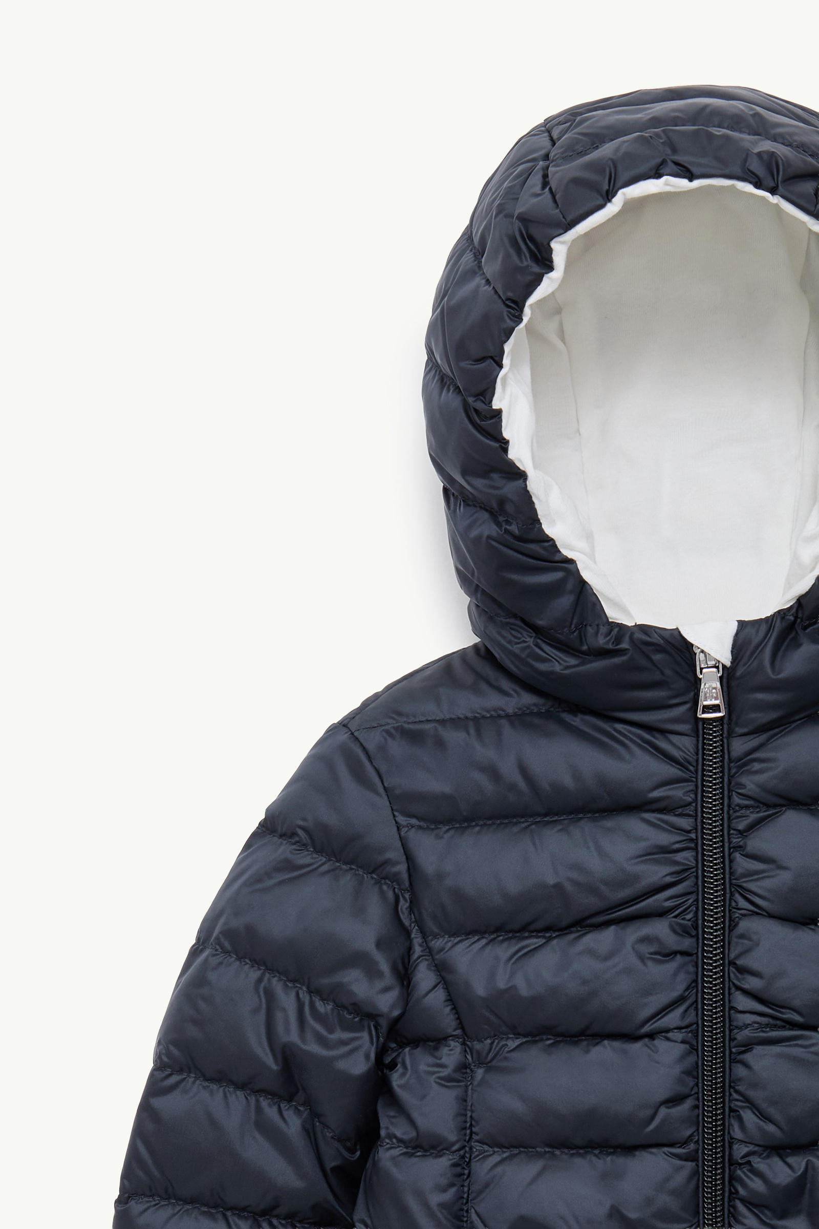 Ige Hooded Down Jacket Girl Navy Blue Moncler 1
