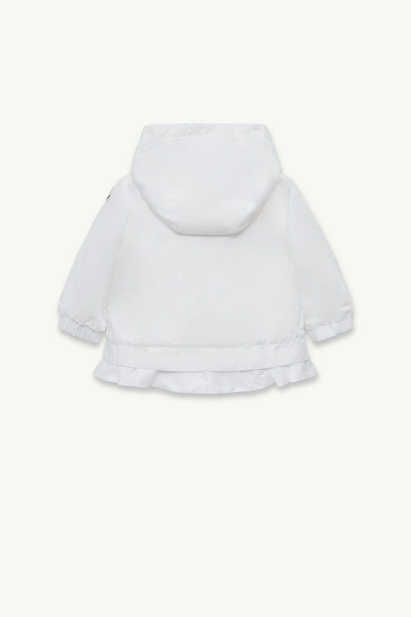 Dana Hooded Jacket Girl White Moncler 2
