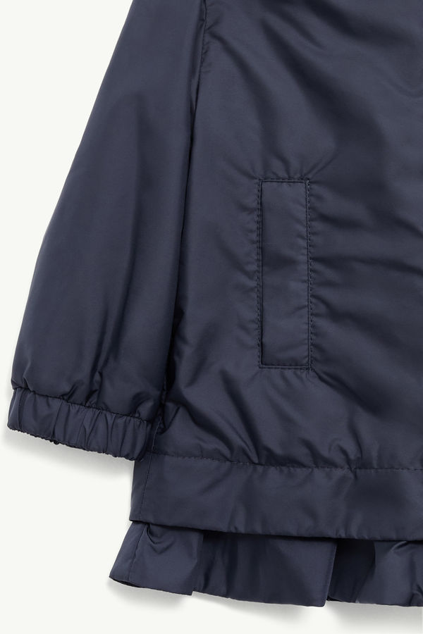 Dana Hooded Jacket Girl Navy Blue Moncler 3