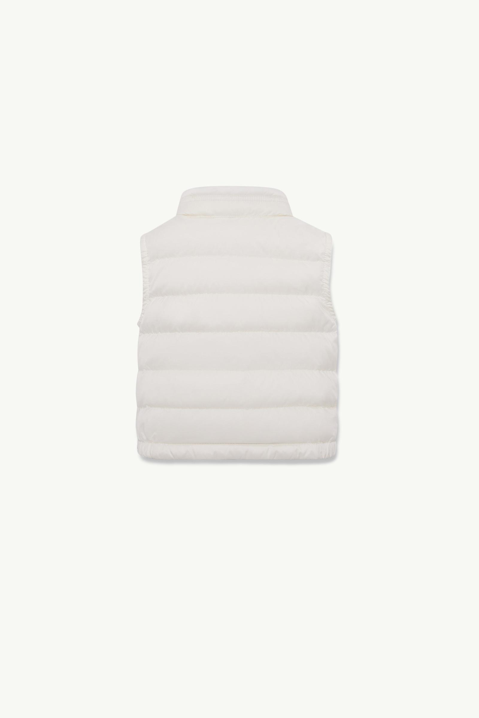 New Amaury Packable Down gilet Boy White Moncler 1