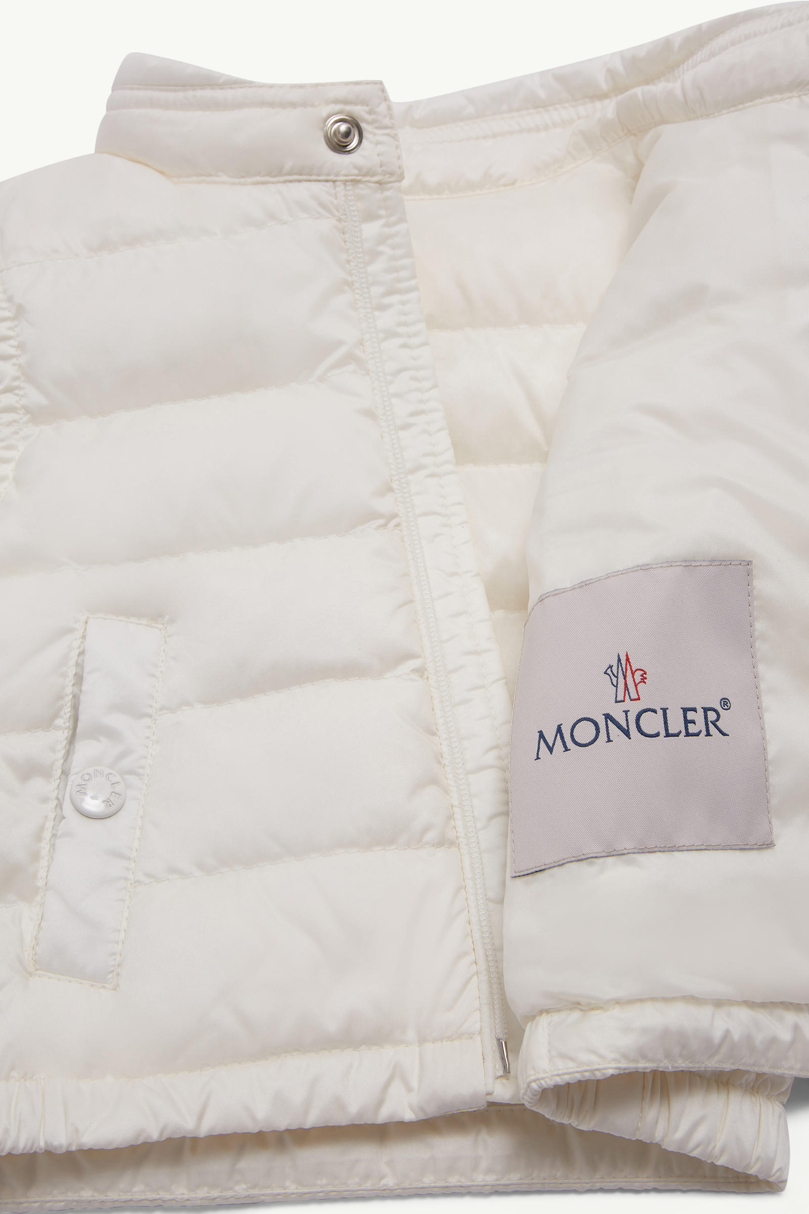 New Amaury Packable Down gilet Boy White Moncler 2