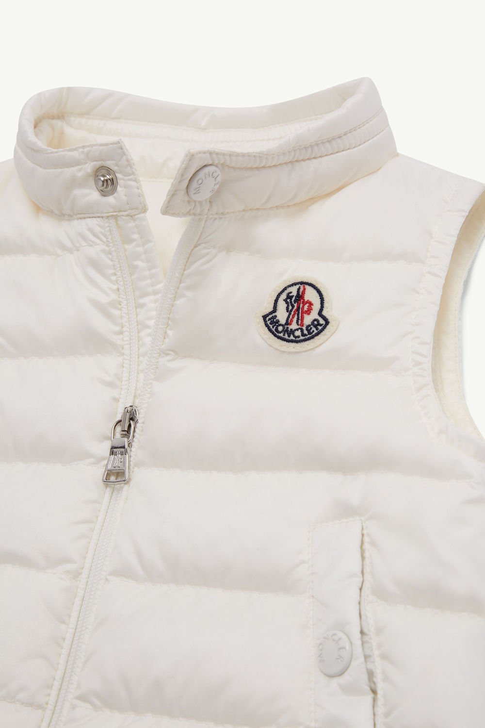 New Amaury Packable Down Vest Boy White Moncler 3
