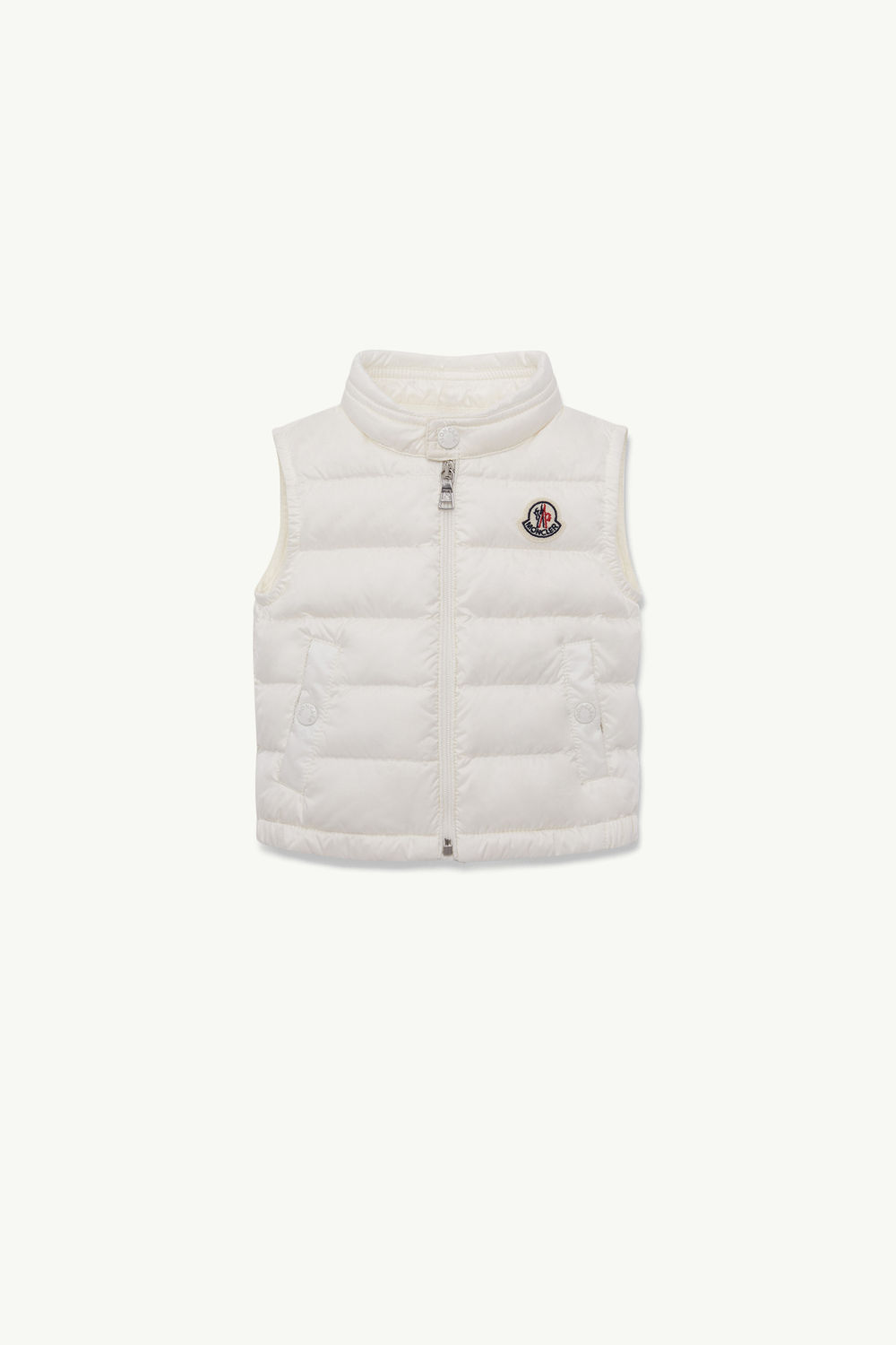 New Amaury Packable Down Vest Boy White Moncler 0