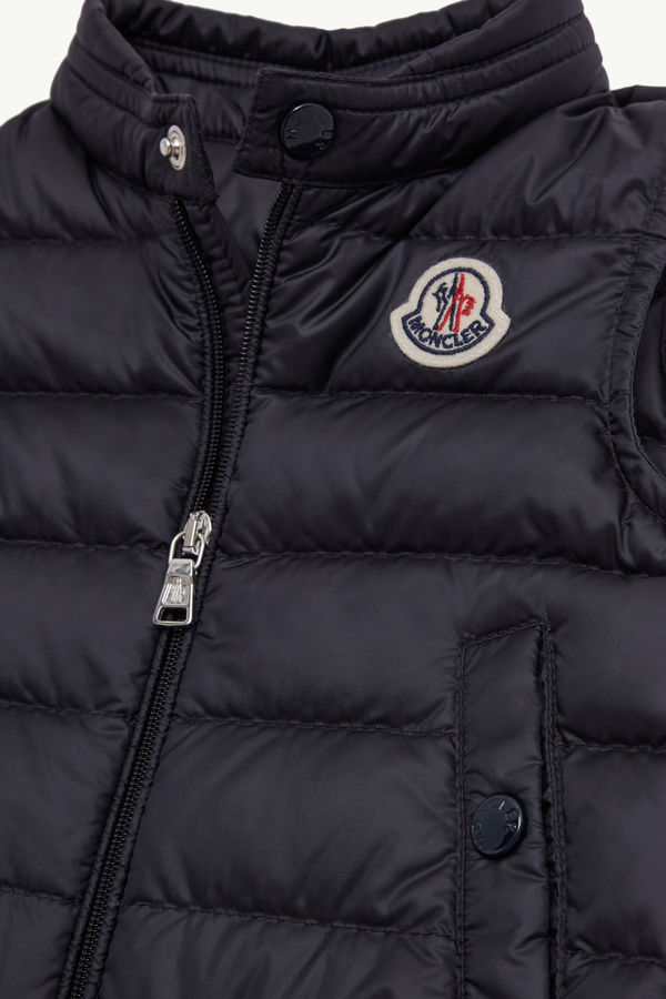 New Amaury Packable Down gilet Boy Night Blue Moncler 2