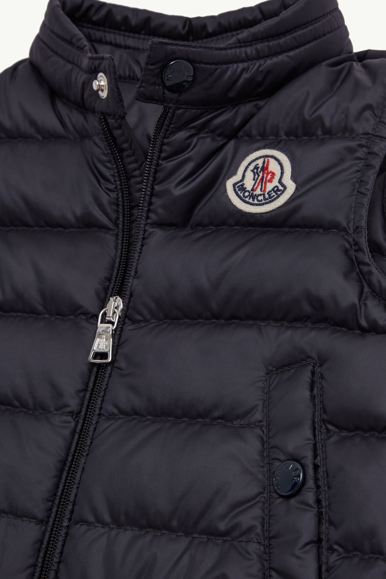 New Amaury verstaubare Daunenweste Jungen Nachtblau Moncler 2