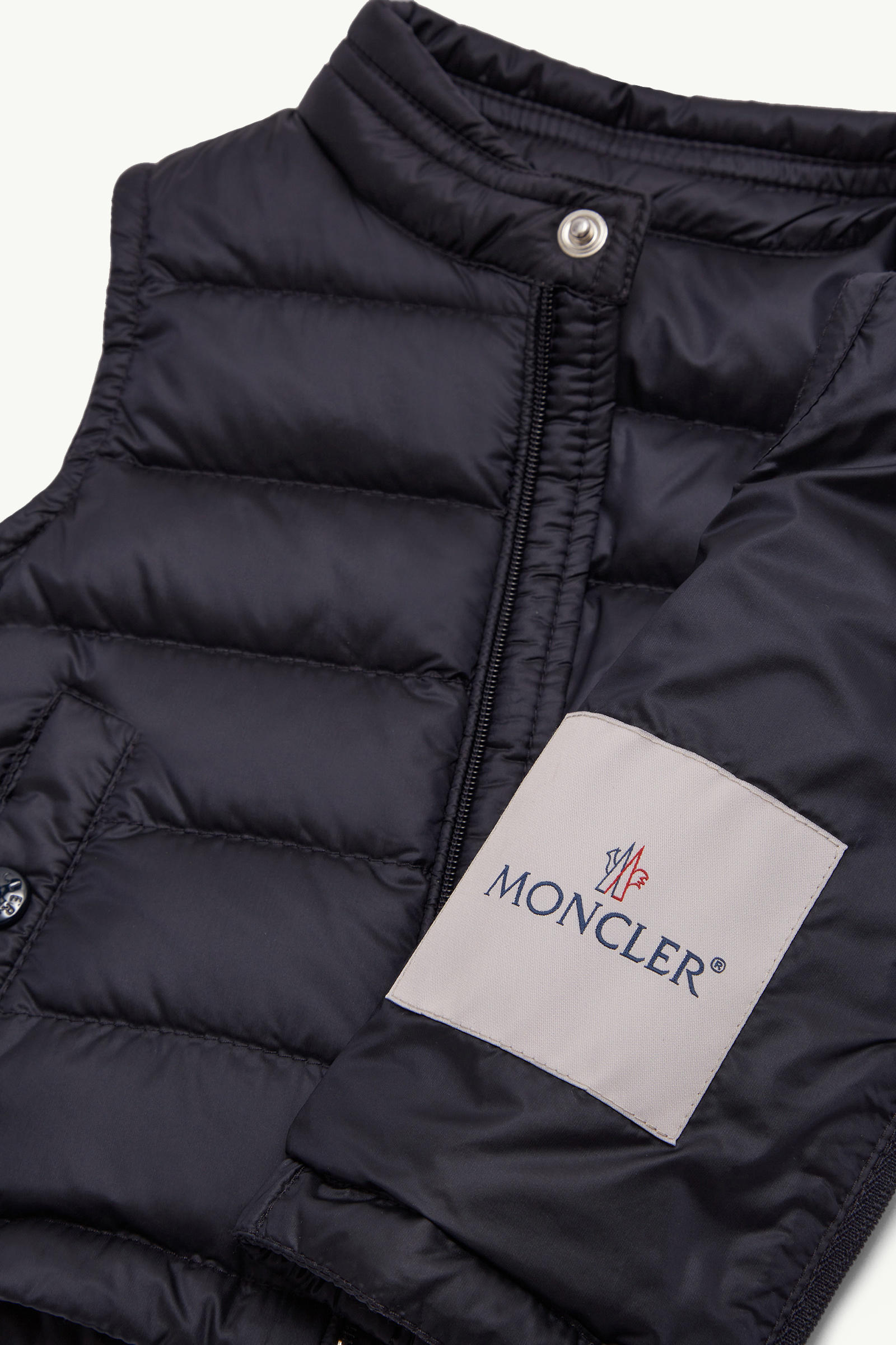 New Amaury Packable Down gilet Boy Night Blue Moncler 3