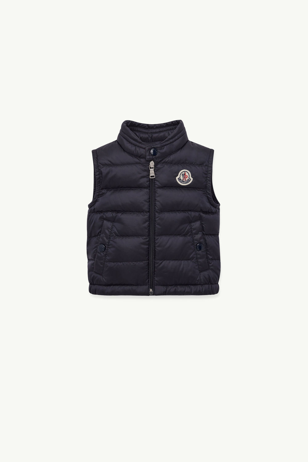 New Amaury Packable Down gilet Boy Night Blue Moncler 0