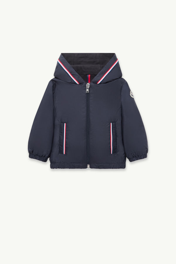 Granduc Hooded Jacket Boy Navy Blue Moncler 0