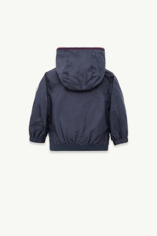 Anton 후드 레인 재킷 키즈 남아 블루 Moncler 3