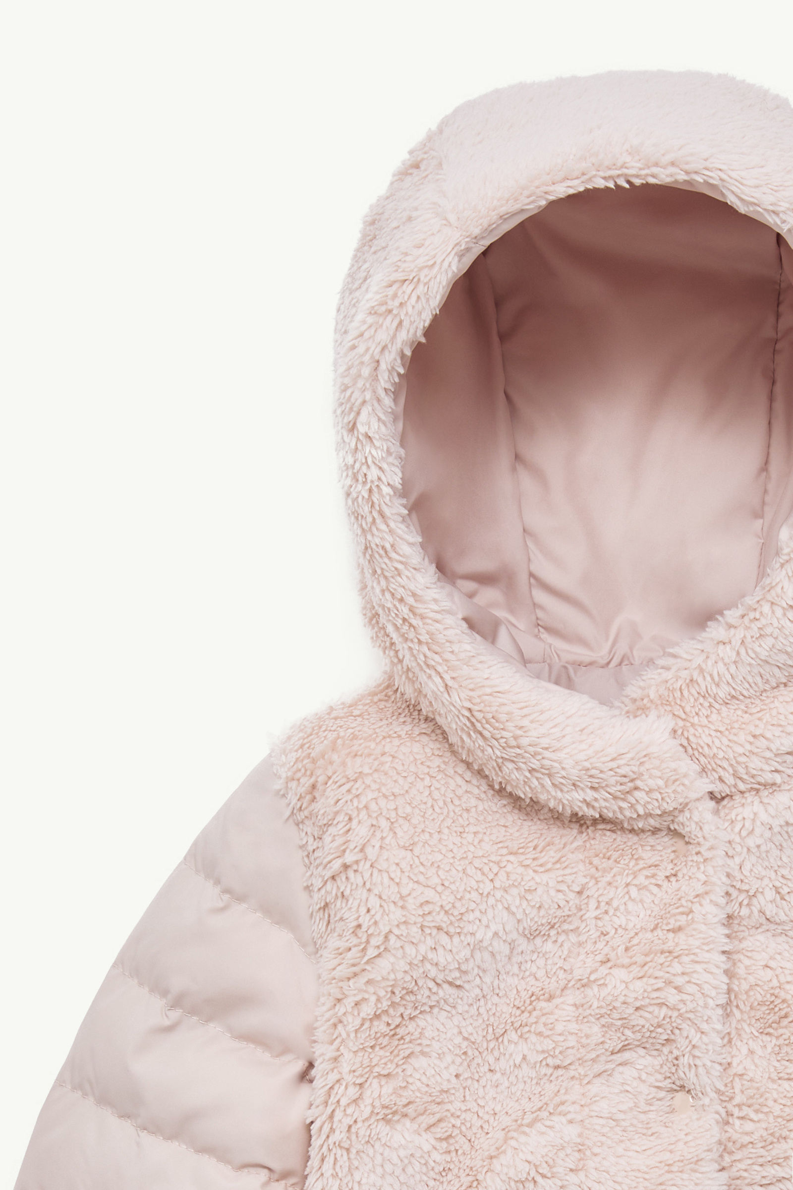 Jerima Teddy Daunenjacke mit Kapuze Mädchen Hellbeige Moncler 1