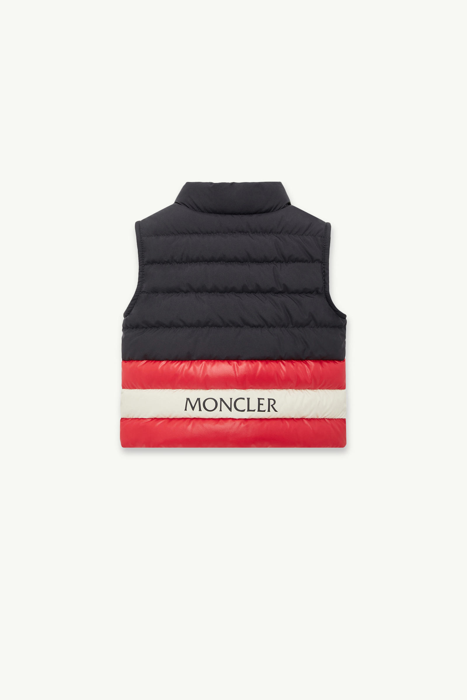 Cuff Down Gilet Boy Navy Blue Moncler 1