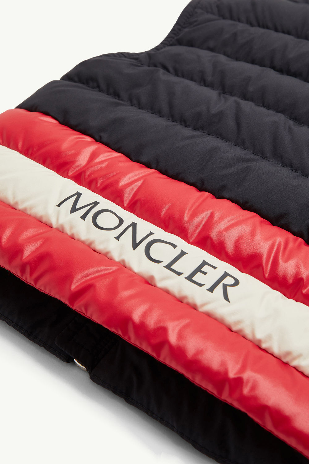 Cuff Down Gilet Boy Navy Blue Moncler 3
