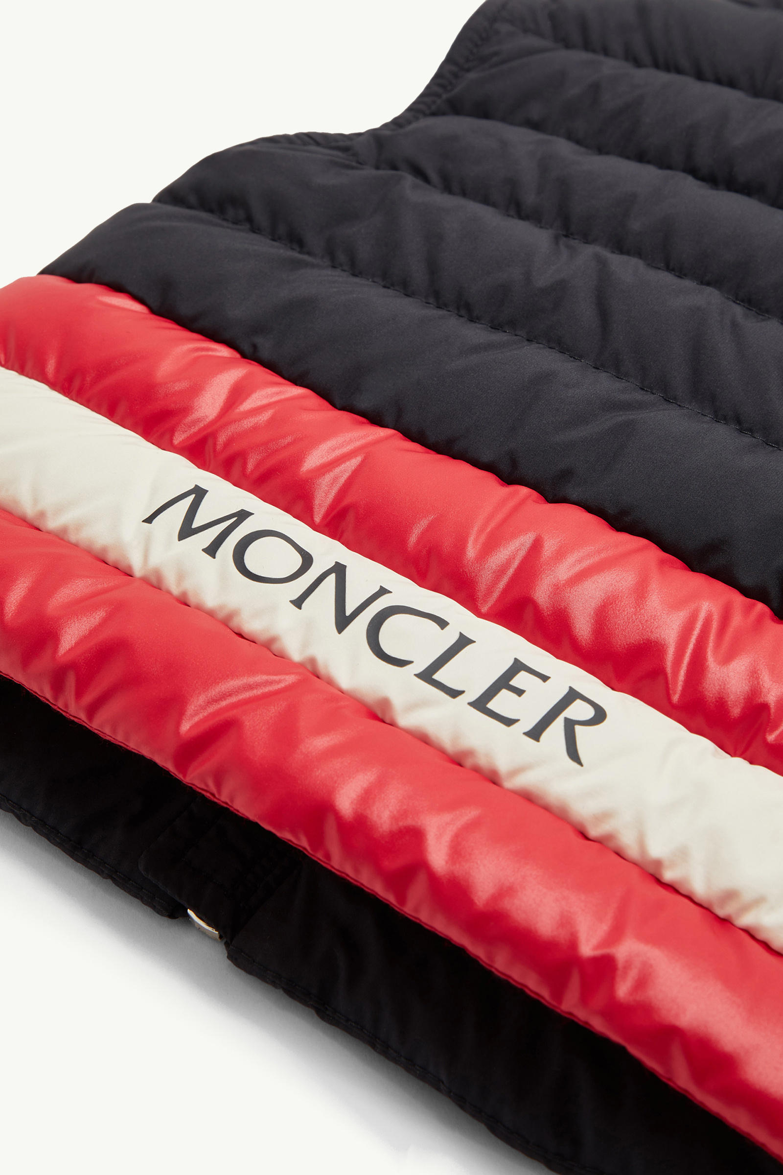 Cuff Down Gilet Boy Navy Blue Moncler 3