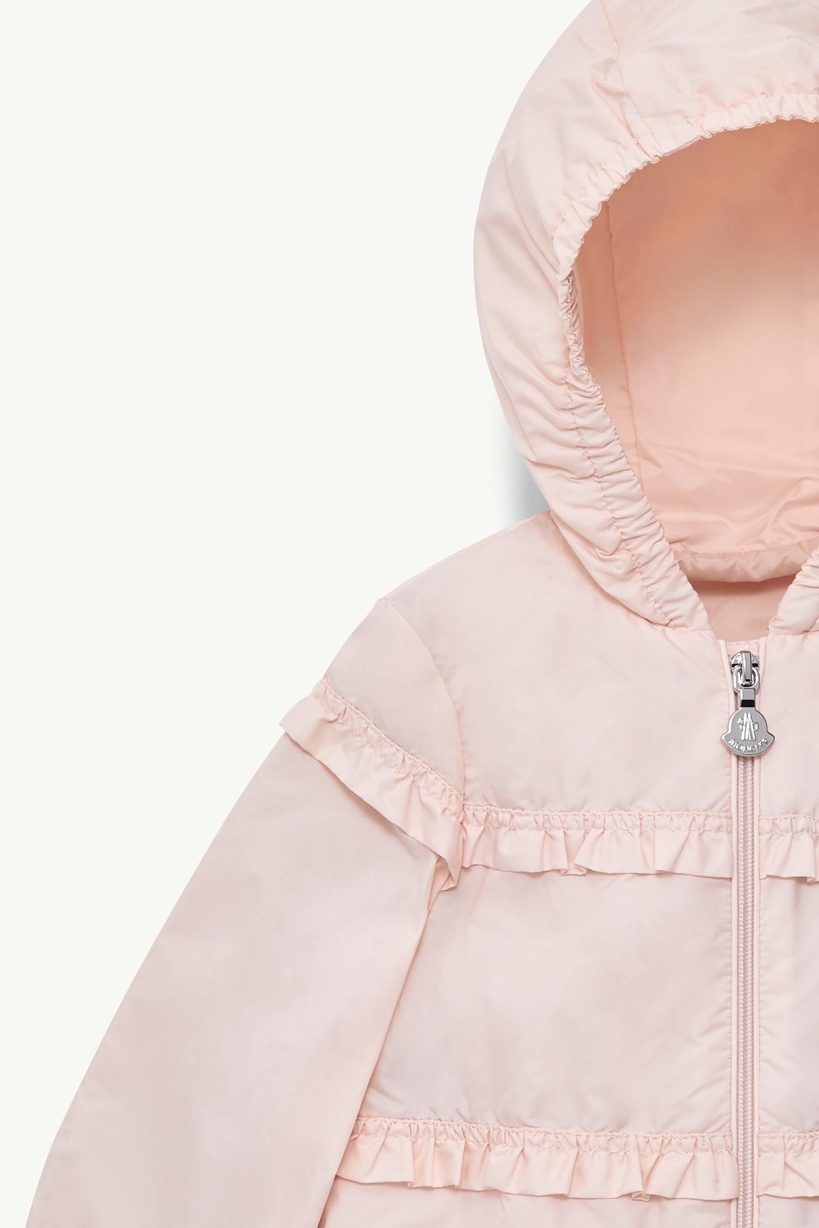 Hiti Hooded Rain Jacket Girl Light Pink Moncler 1